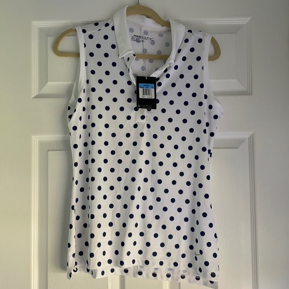 Nike sleeveless golf shirt